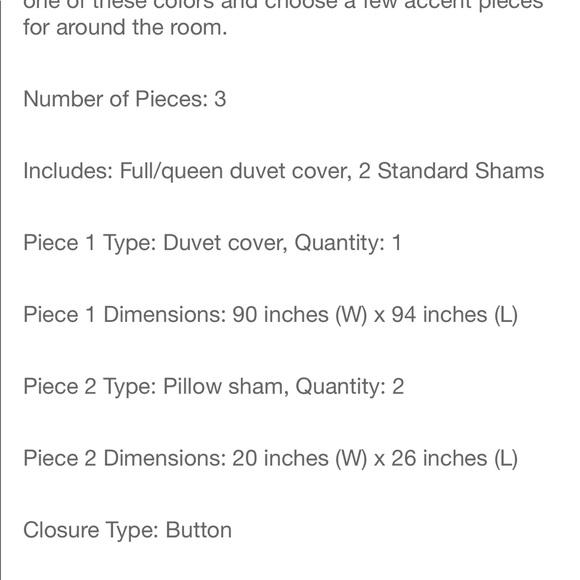 Target Bedding Threshold Brand Floral Fullqueen Duvet Set Poshmark